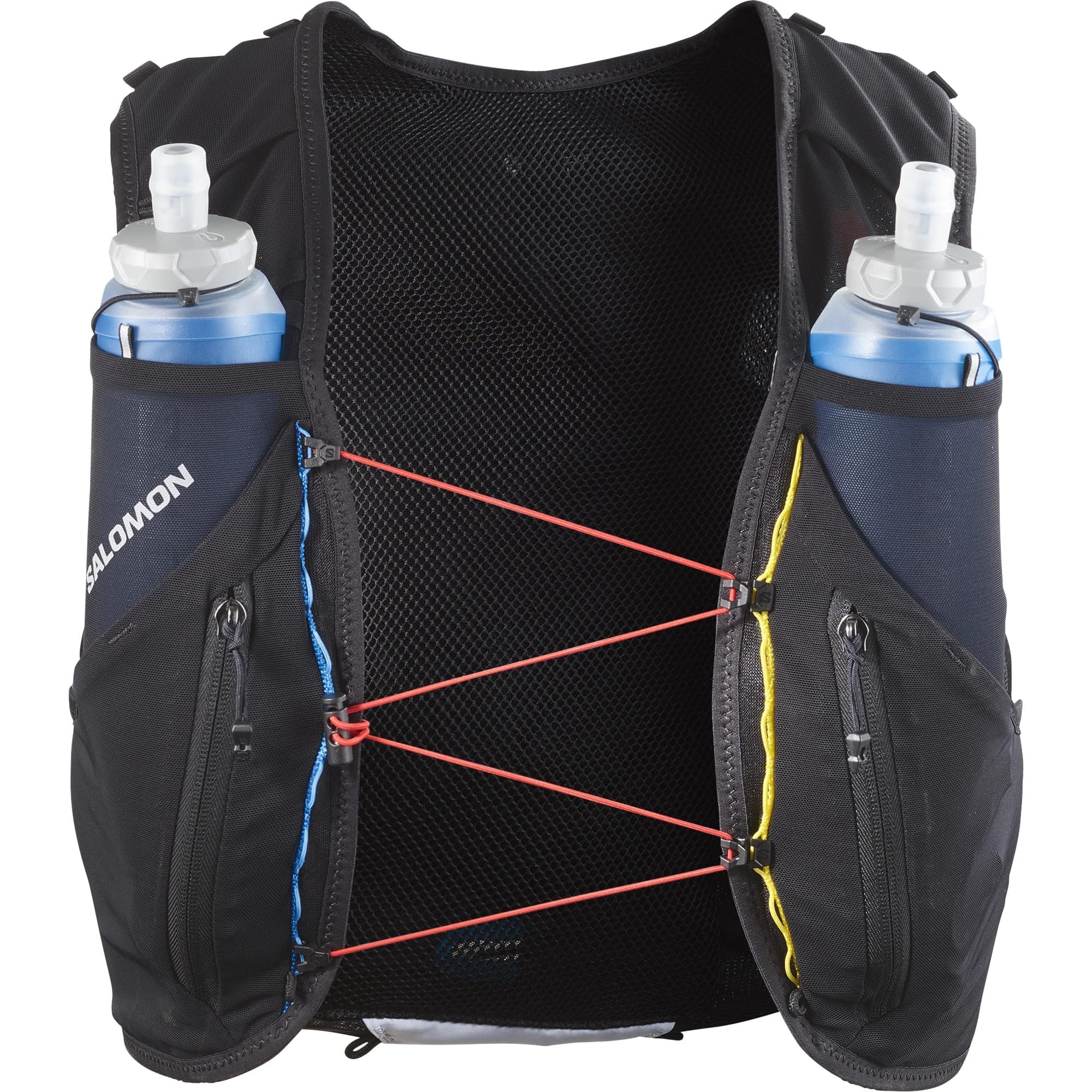 SALOMON ADV SKIN 12 レースフラッグ　サイズL Amazon.co.jp: SALOMON ADV SKIN 12 RACE FLAG SET BKW L